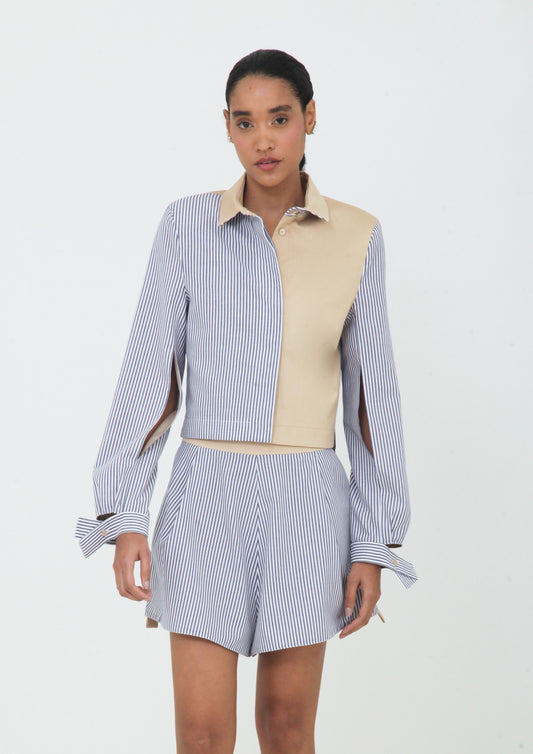 CAMISA CROPPED ISABELLA FIORENTINO