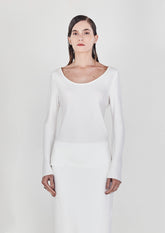 BLUSA DECOTE CORSELET DE CREPE