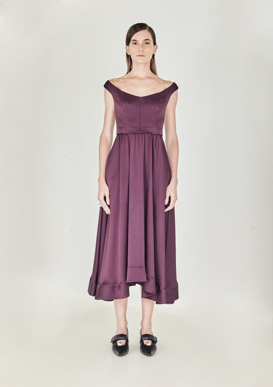 VESTIDO CURTO OMBRO A OMBRO 50S