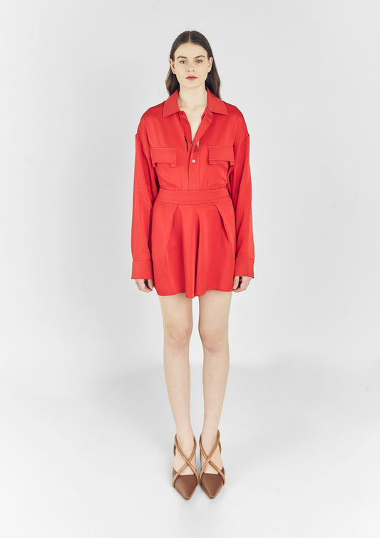 SHORT CREPE ISABELLA FIORENTINO