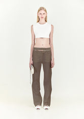 CALÇA FLARE CÓS DUPLO