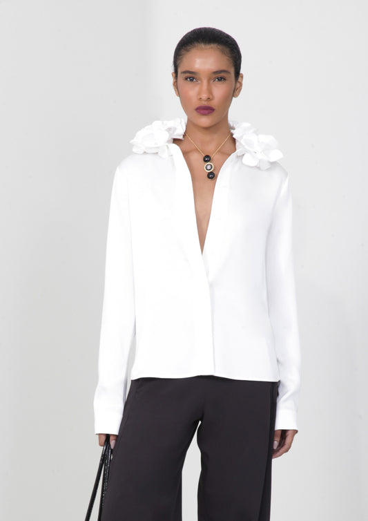 CAMISA VISTA DUPLA BORDADA