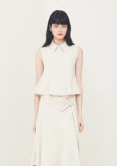 CAMISA COM PREGAS DE GABARDINE