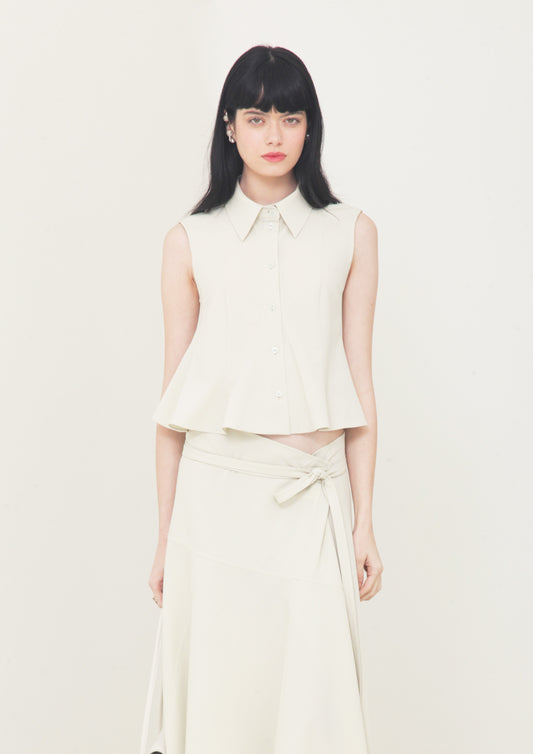 CAMISA COM PREGAS DE GABARDINE