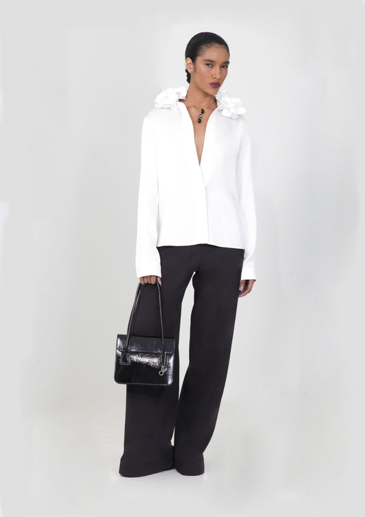 CALÇA BOCA AMPLA ANOS 30