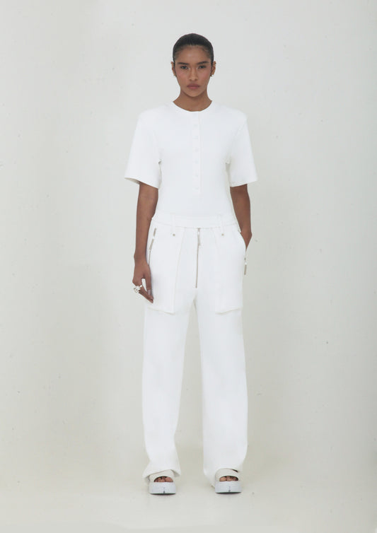 CALÇA COM 3 ZÍPERES