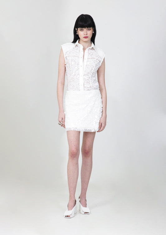 SAIA CURTA DE PAETÊ