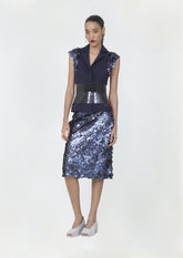 SAIA LÁPIS MINI-VESTIDO DE PAETÊ