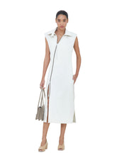 VESTIDO ROCK MIDI COM ZÍPER