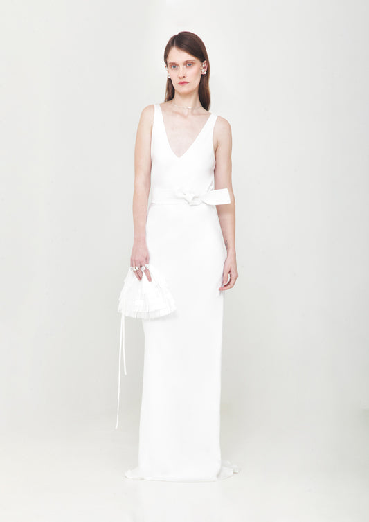 VESTIDO LONGO DECOTE NAS COSTAS