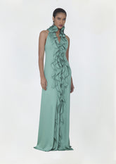 VESTIDO LONGO FRU FRU