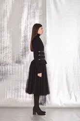 CAPA BLAZER TULE CREPE