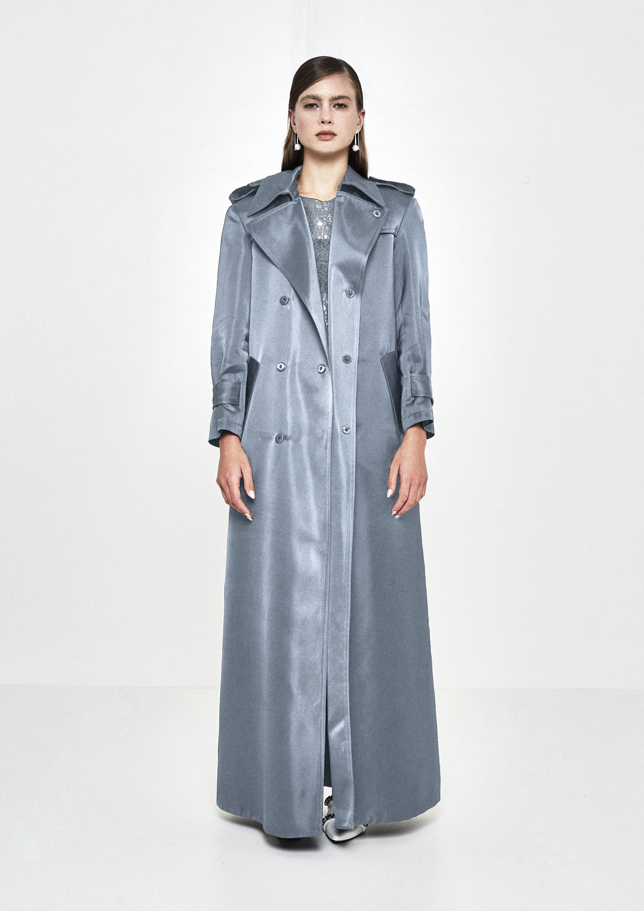 TRENCH COAT FESTA SATIN DOUBLE