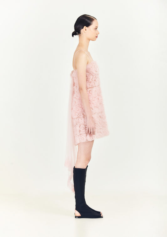 VESTIDO XALE FLORES LABIRINTO