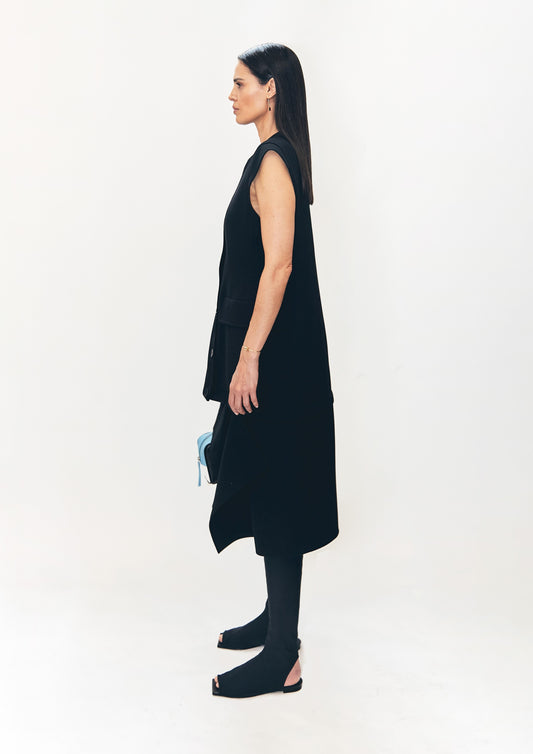 VESTIDO COLUNA ALFAIATARIA