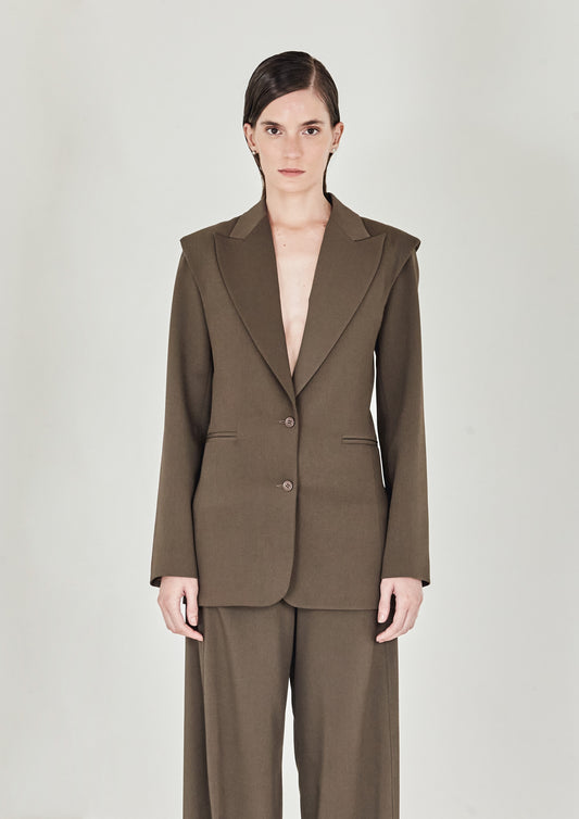 BLAZER COM MANGA DESTACÁVEL DE GABARDINE