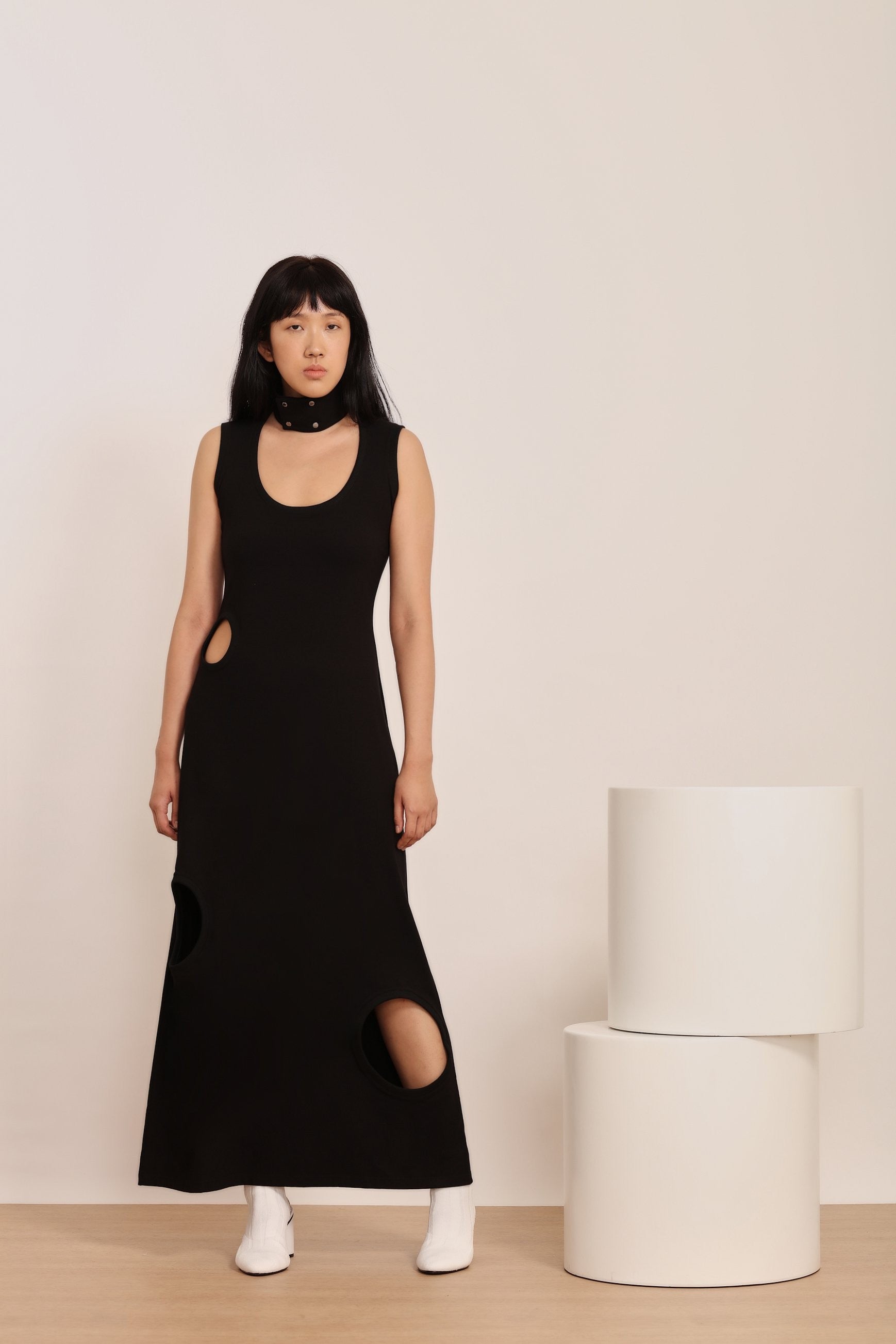 VESTIDO CIRCULO VAZADO