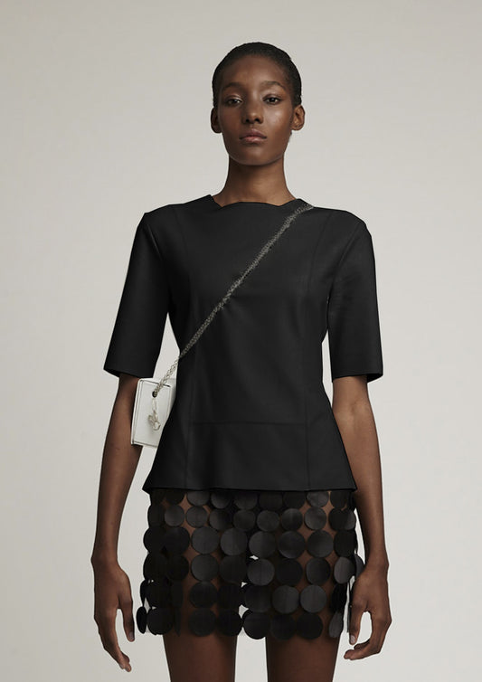 BLUSA CLÁSSICA DE COURO