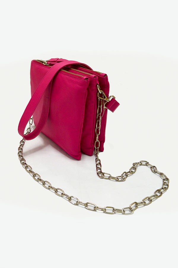 BOLSA SANFONADA QUADRADA COURO FRANCÊS
