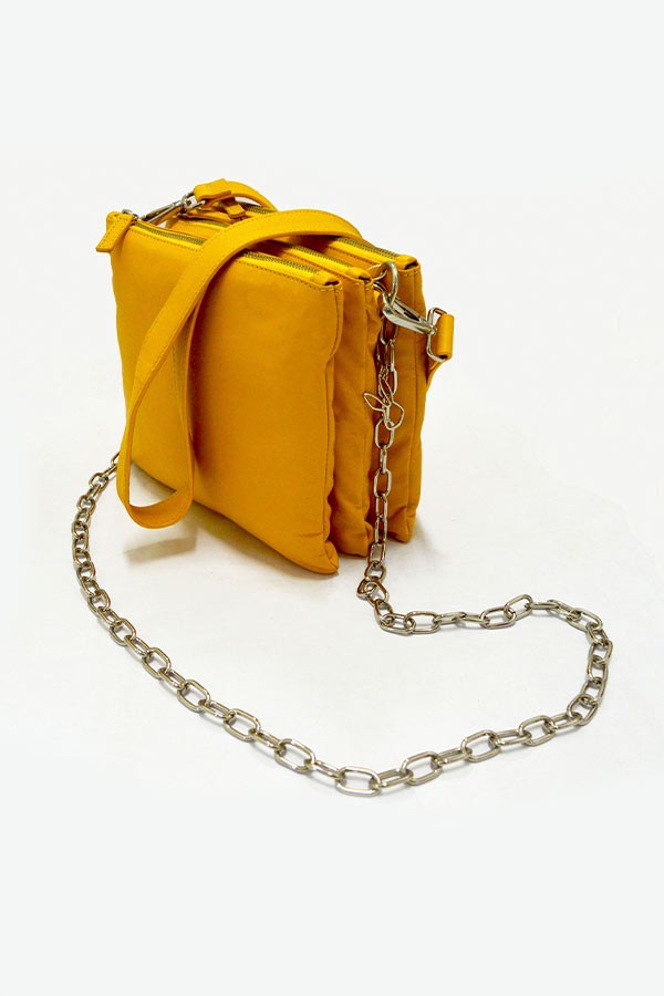 BOLSA SANFONADA QUADRADA COURO FRANCÊS