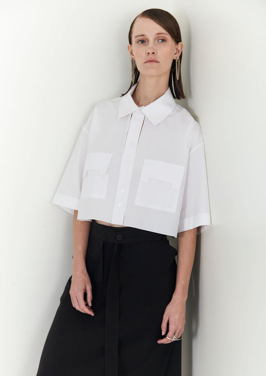CAMISA CROPPED ISABELLA FIORENTINO