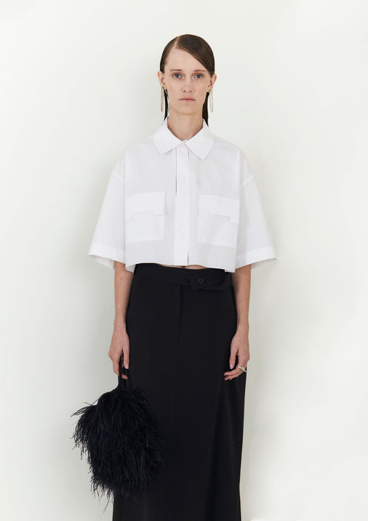 CAMISA CROPPED ISABELLA FIORENTINO