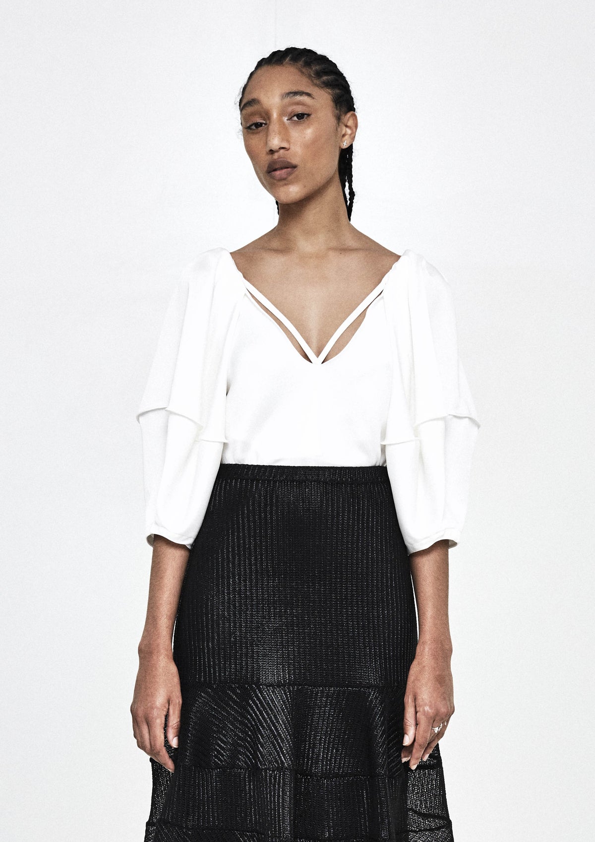 BLUSA HENRIQUE VIII DE CREPE