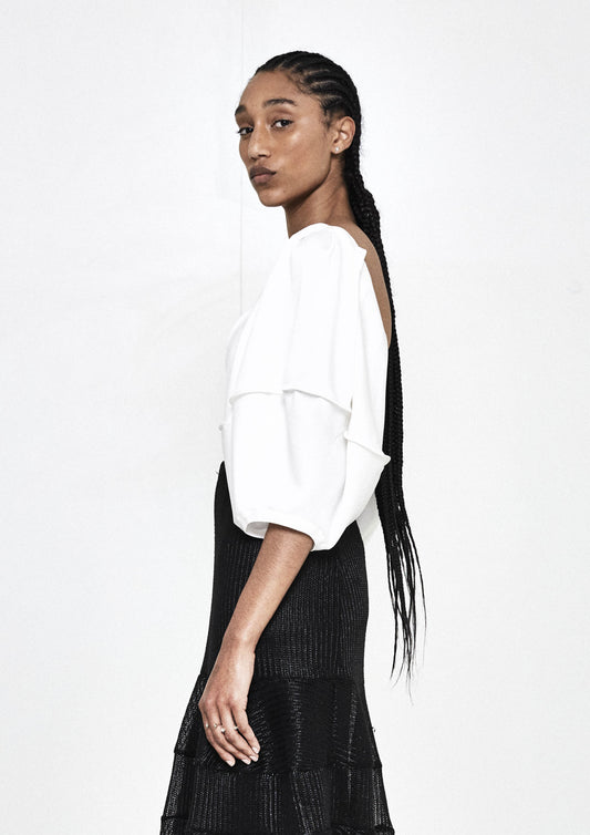 BLUSA HENRIQUE VIII DE CREPE