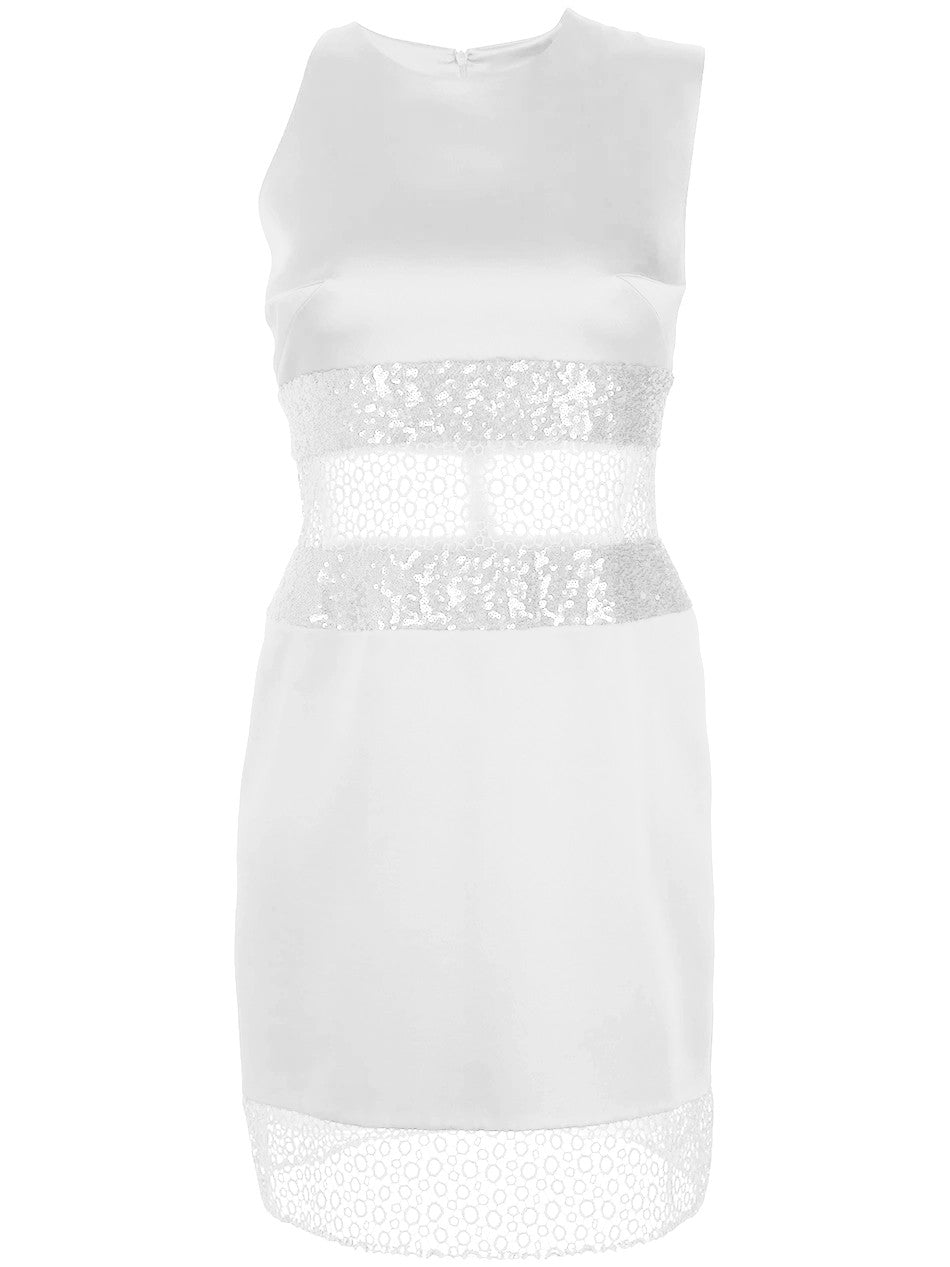 VESTIDO DE FESTA COM VAZADOS DE GUIPIR