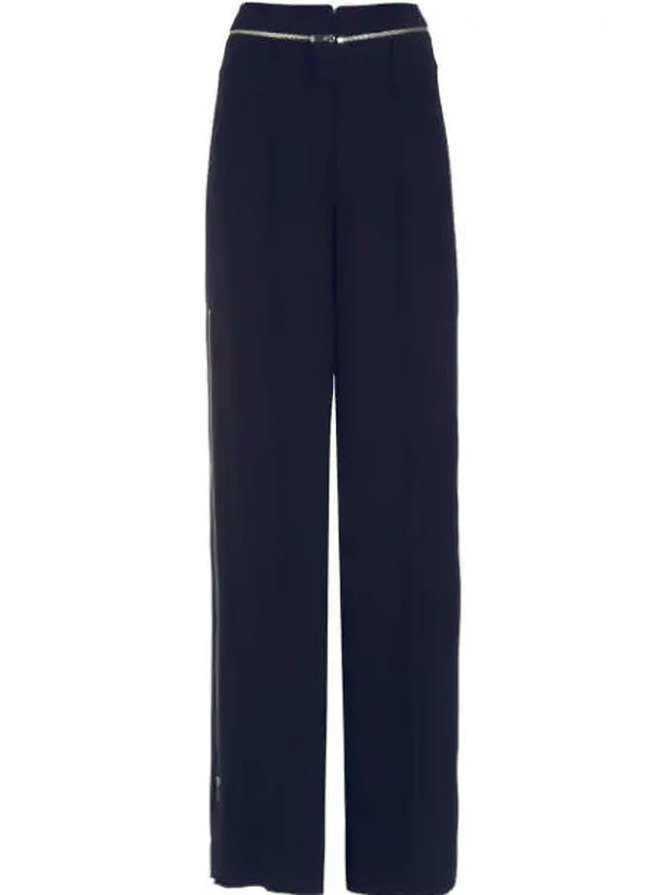 CALÇA ZÍPER NA LATERAL DE CREPE