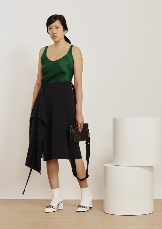 BLUSA REGATA BASICA CETIM DE SEDA