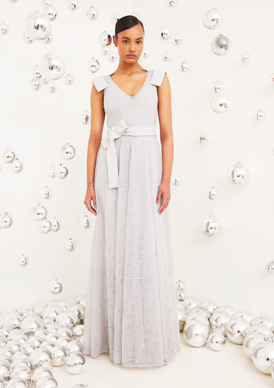 VESTIDO LONGO OBSESSÃO POR BOLINHAS