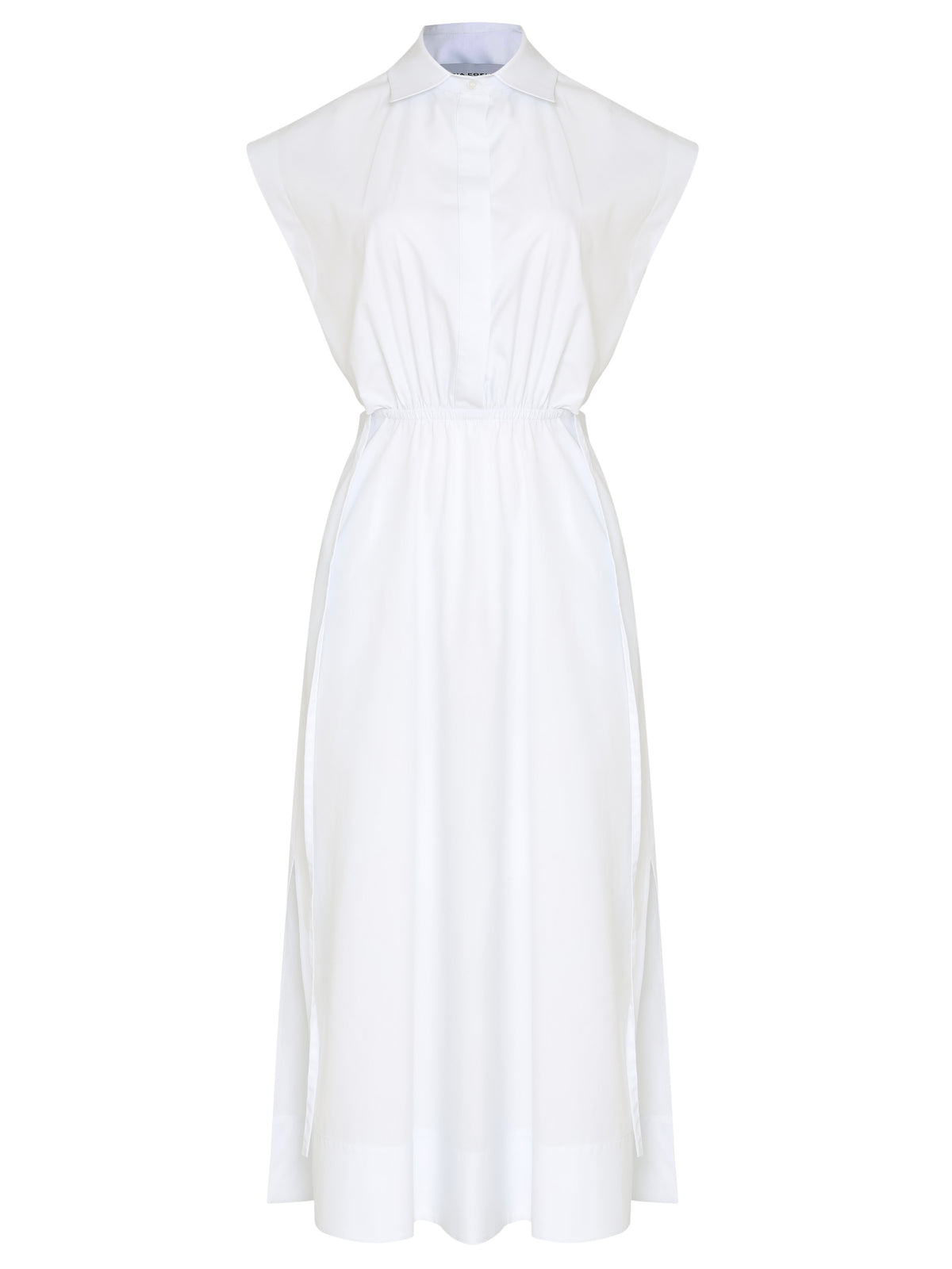 VESTIDO CHEMISE COM VAZADO NA CINTURA