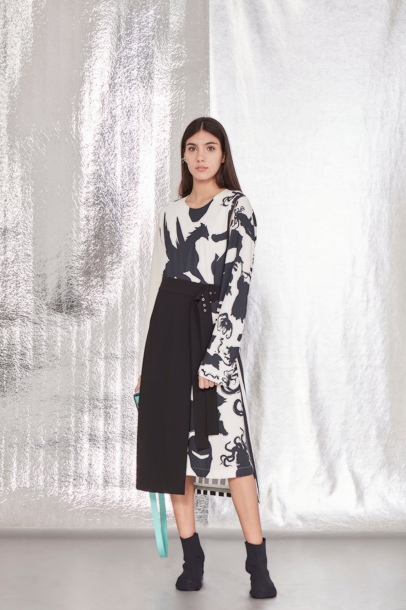 VESTIDO SAIA PAREÔ ESTAMPADO