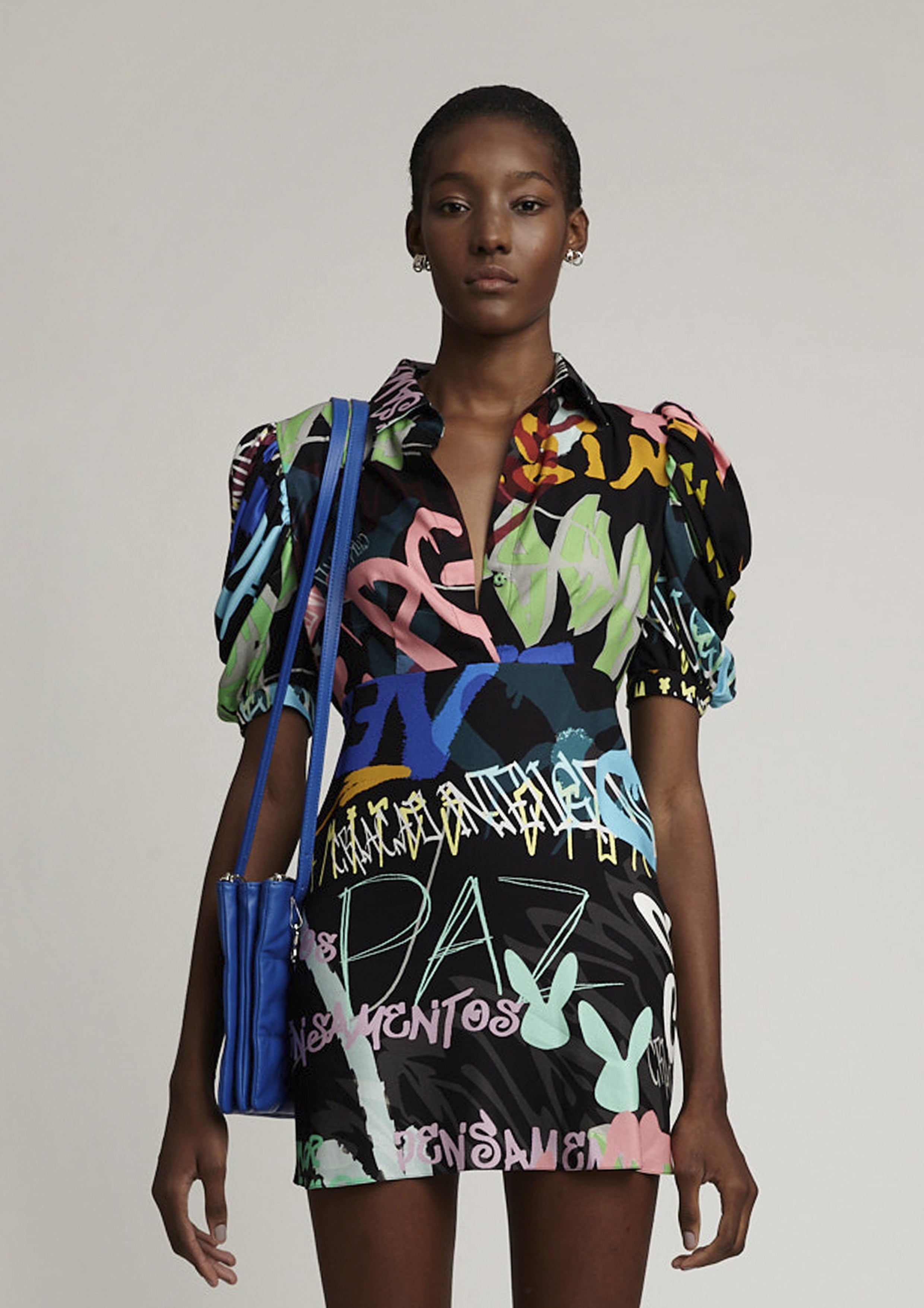 VESTIDO BABY DOLL GRAFITE ESPIRITUAL