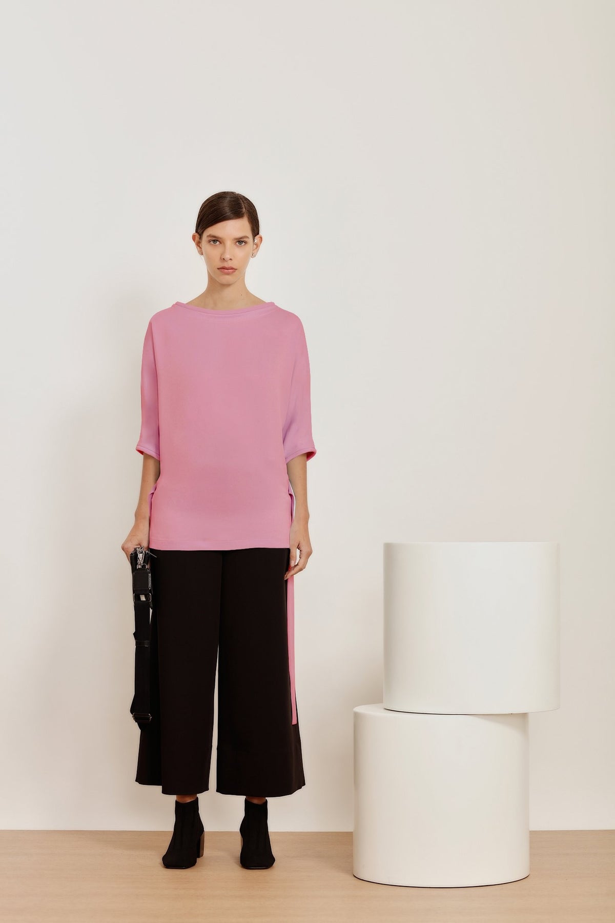 BLUSA MANGA MORCEGO DE CREPE