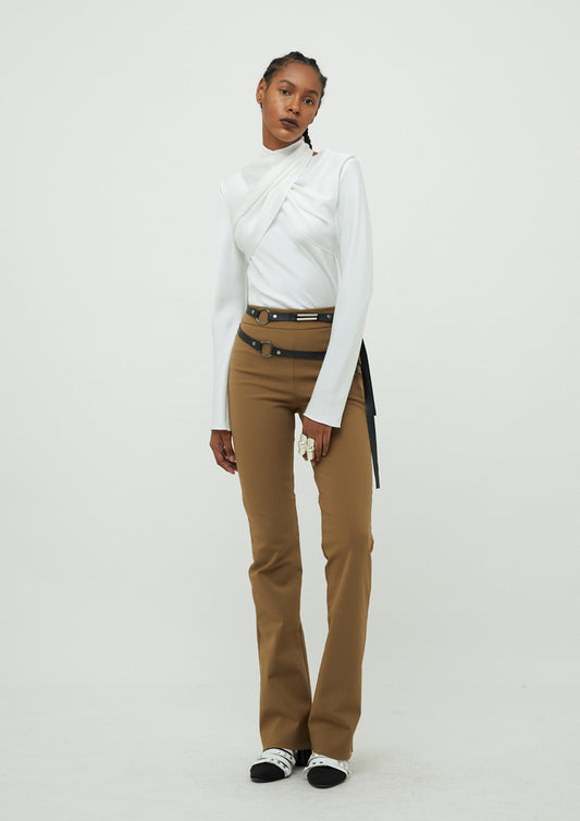 BLUSA CREPE COM LENÇO