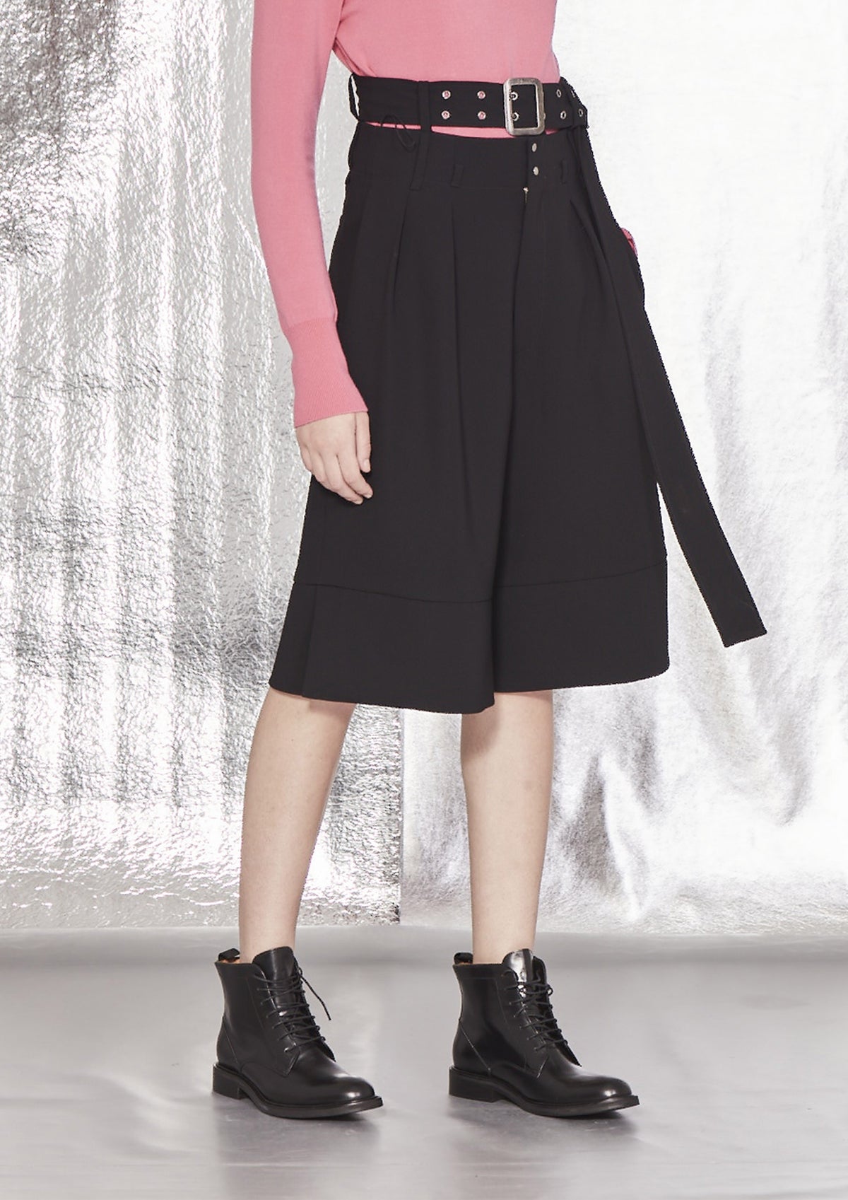 CALÇA CLOCHARD DE CREPE