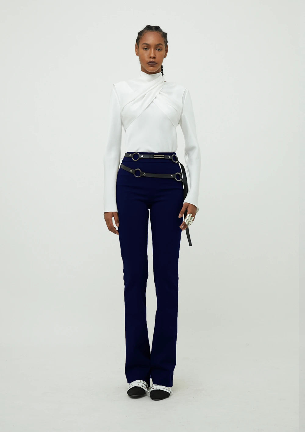 CALÇA FLARE CINTURA ALTA TK1