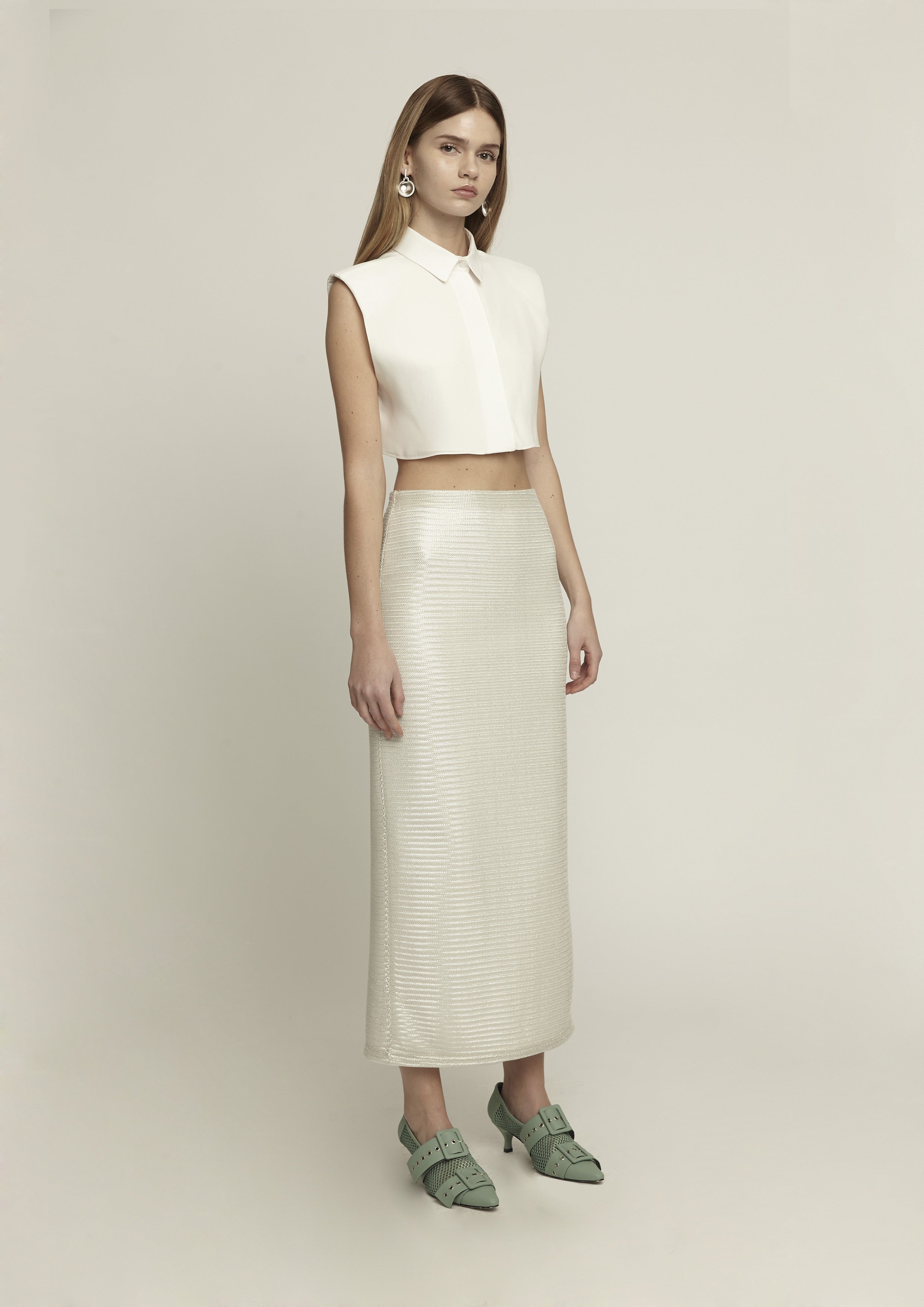 CAMISA CROPPED DE OMBREIRA