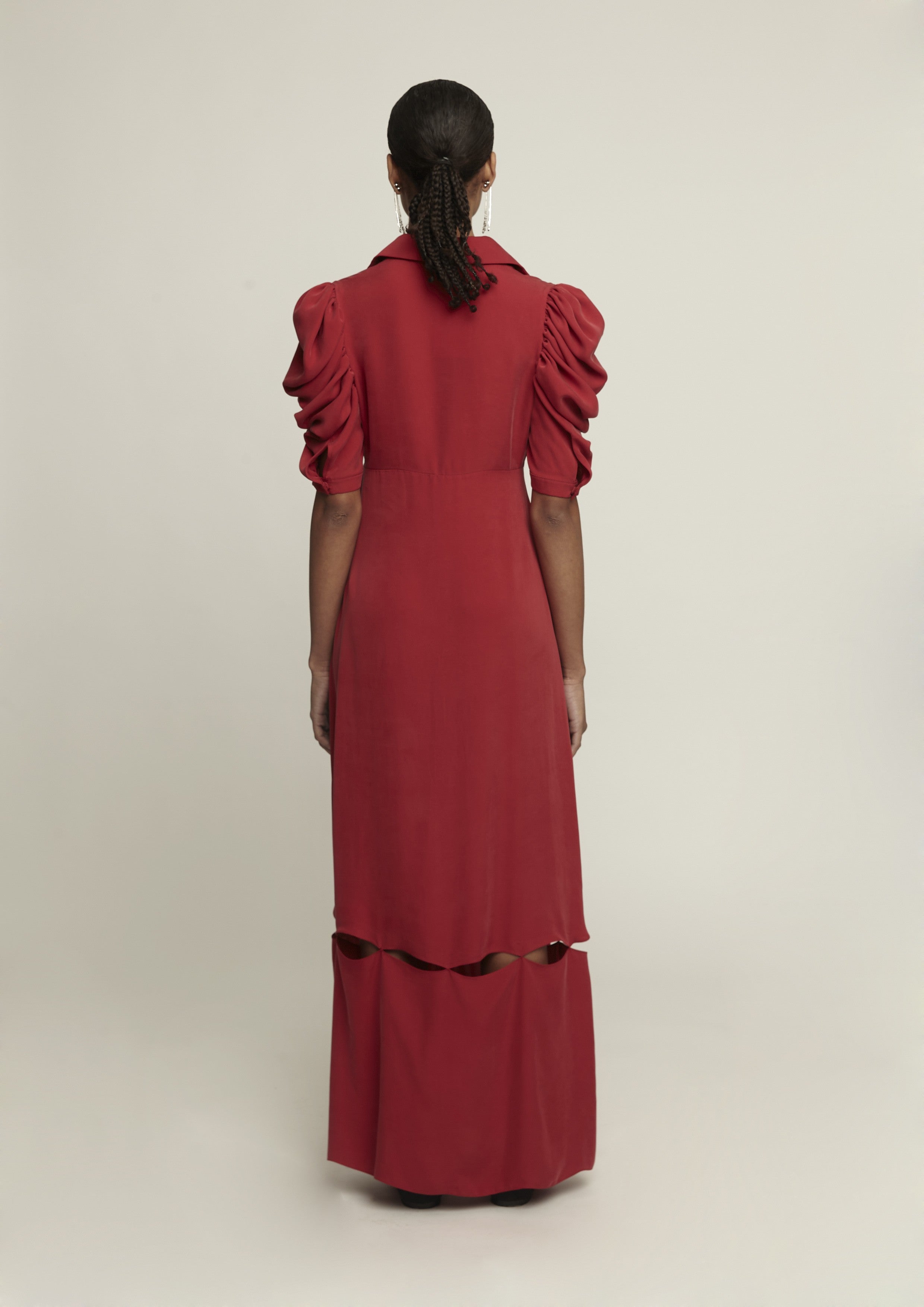 VESTIDO CAMISA EM SEDA