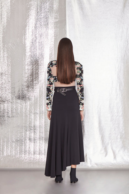 BLUSA ESTAMPA FLOR ALGODÃO