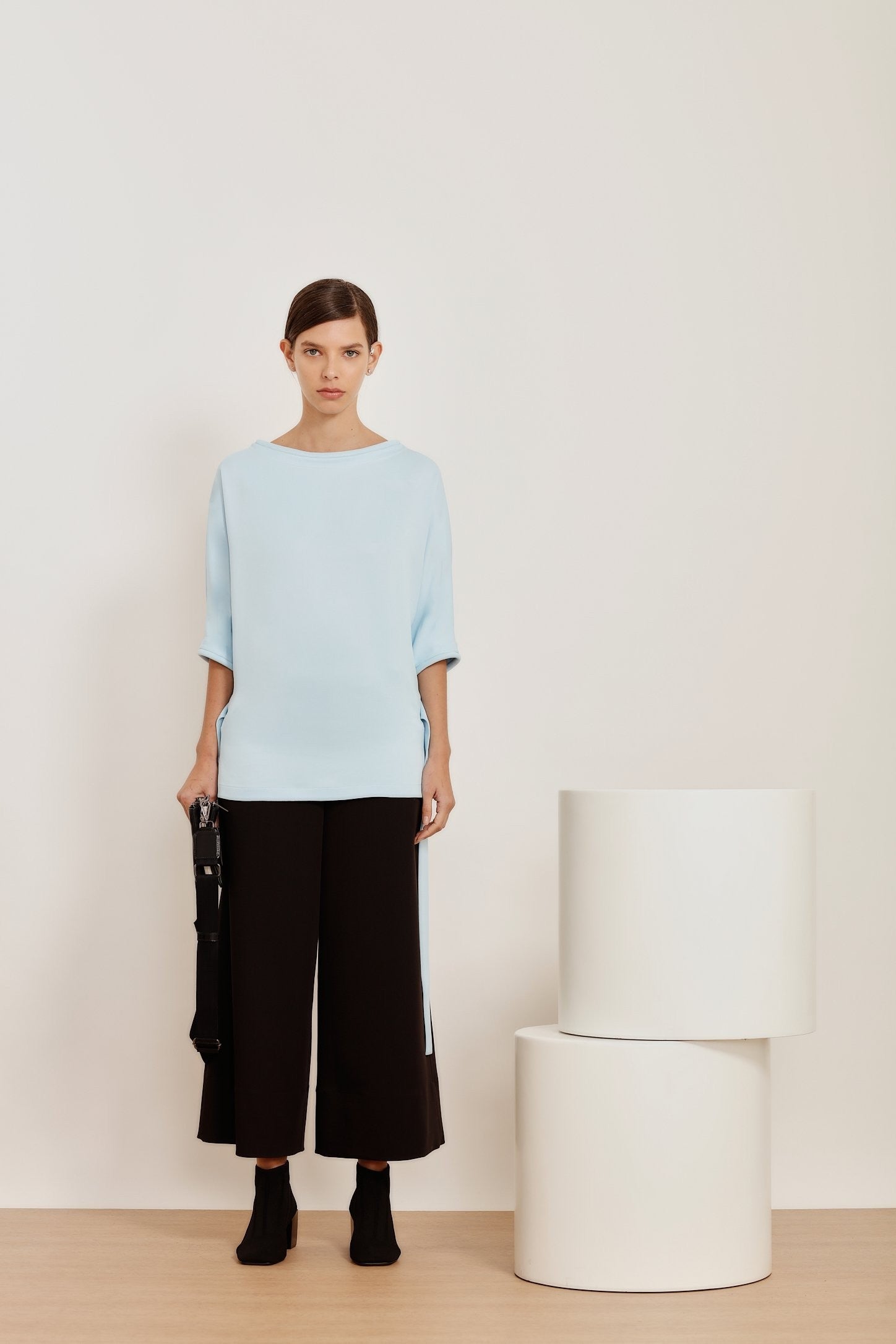 BLUSA MANGA MORCEGO DE CREPE