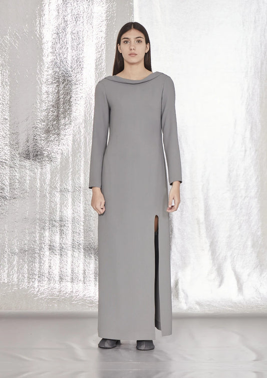VESTIDO LONGO FENDA