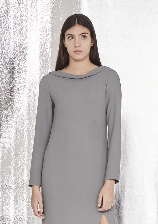 VESTIDO LONGO FENDA