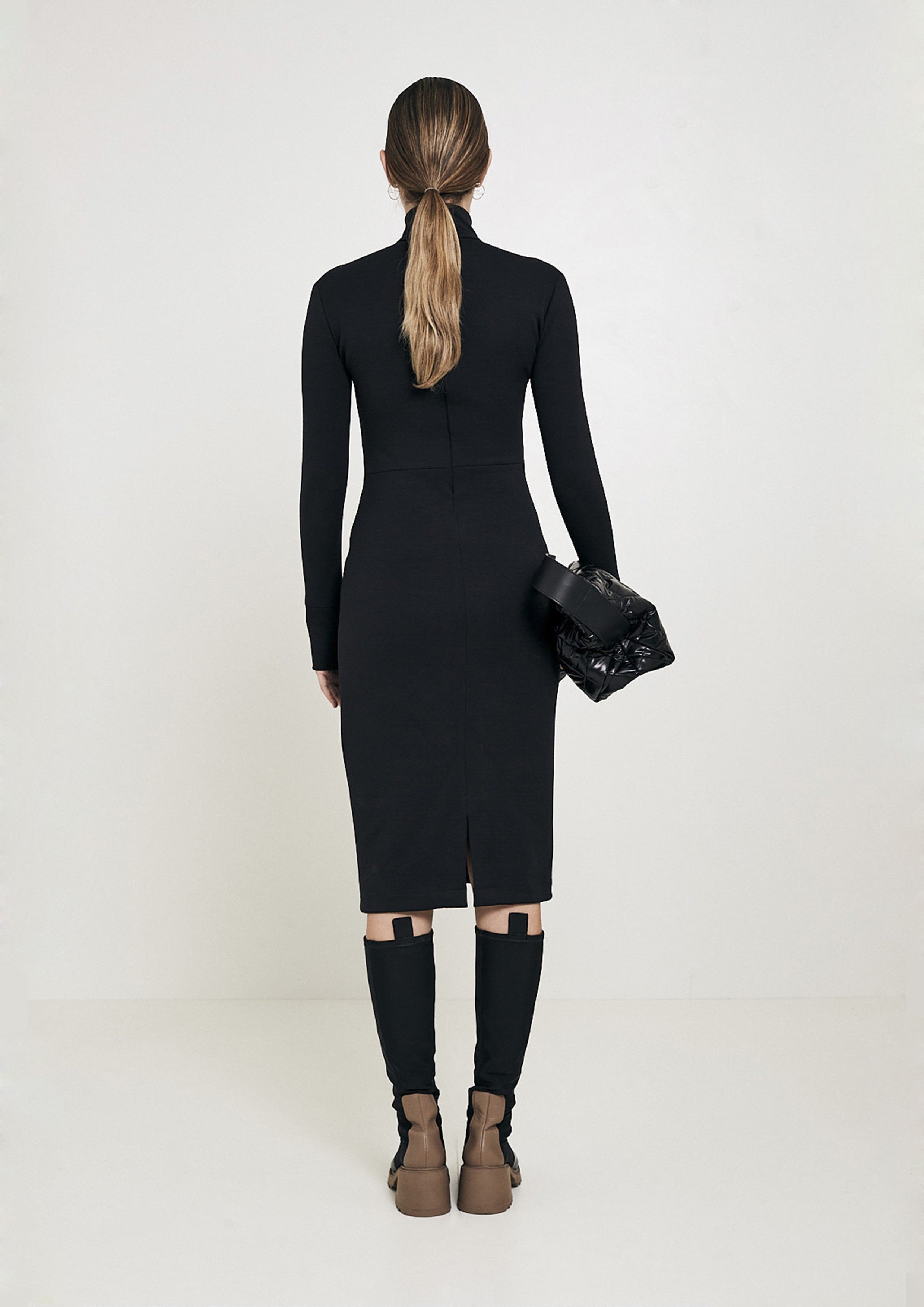 VESTIDO GOLA ALTA ISABELLA FIORENTINO