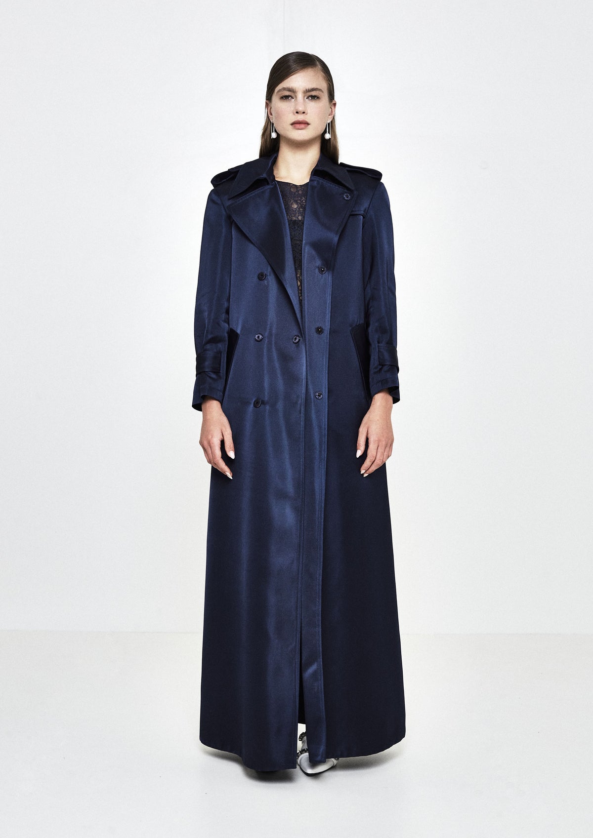 TRENCH COAT FESTA SATIN DOUBLE