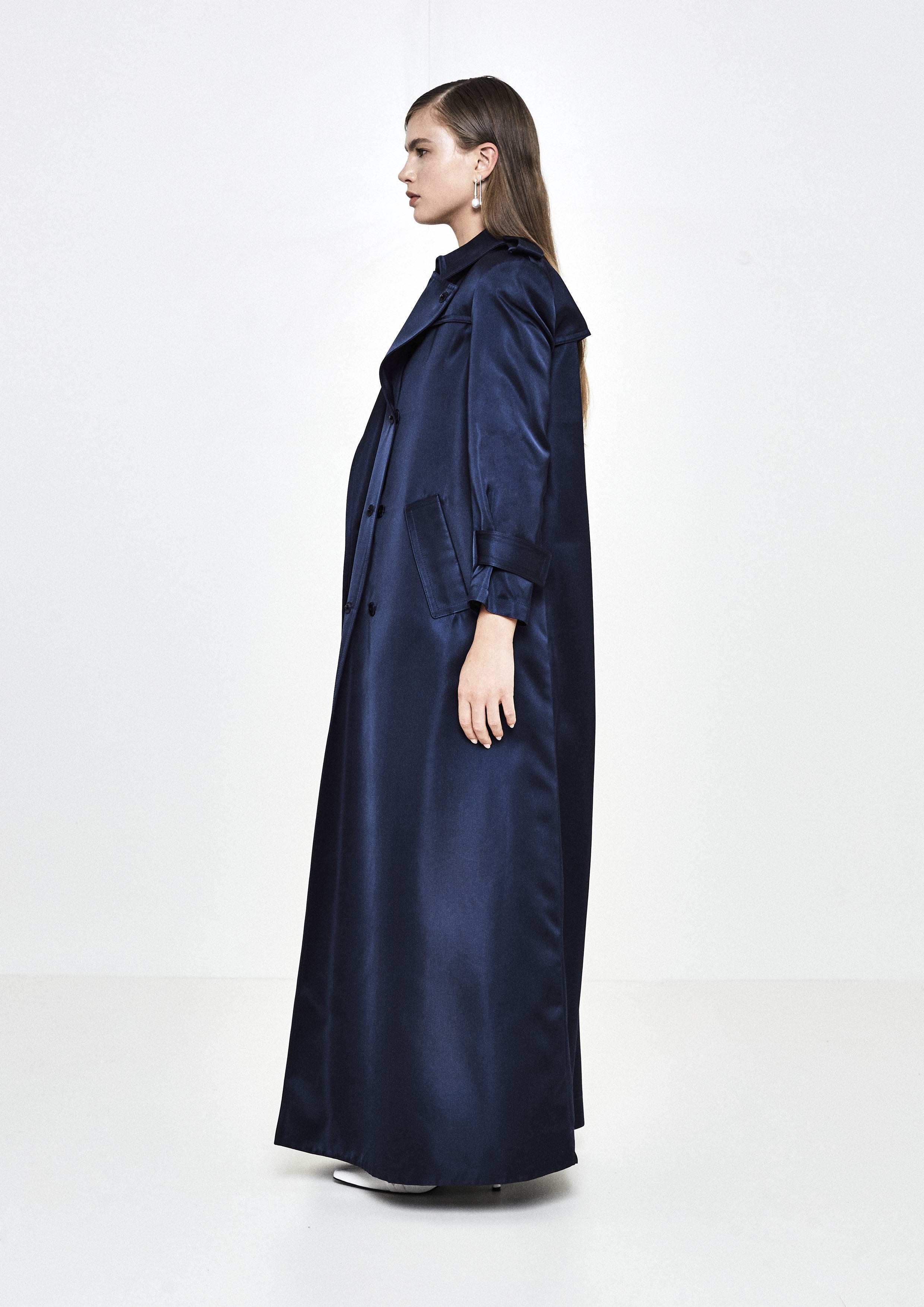 TRENCH COAT FESTA SATIN DOUBLE
