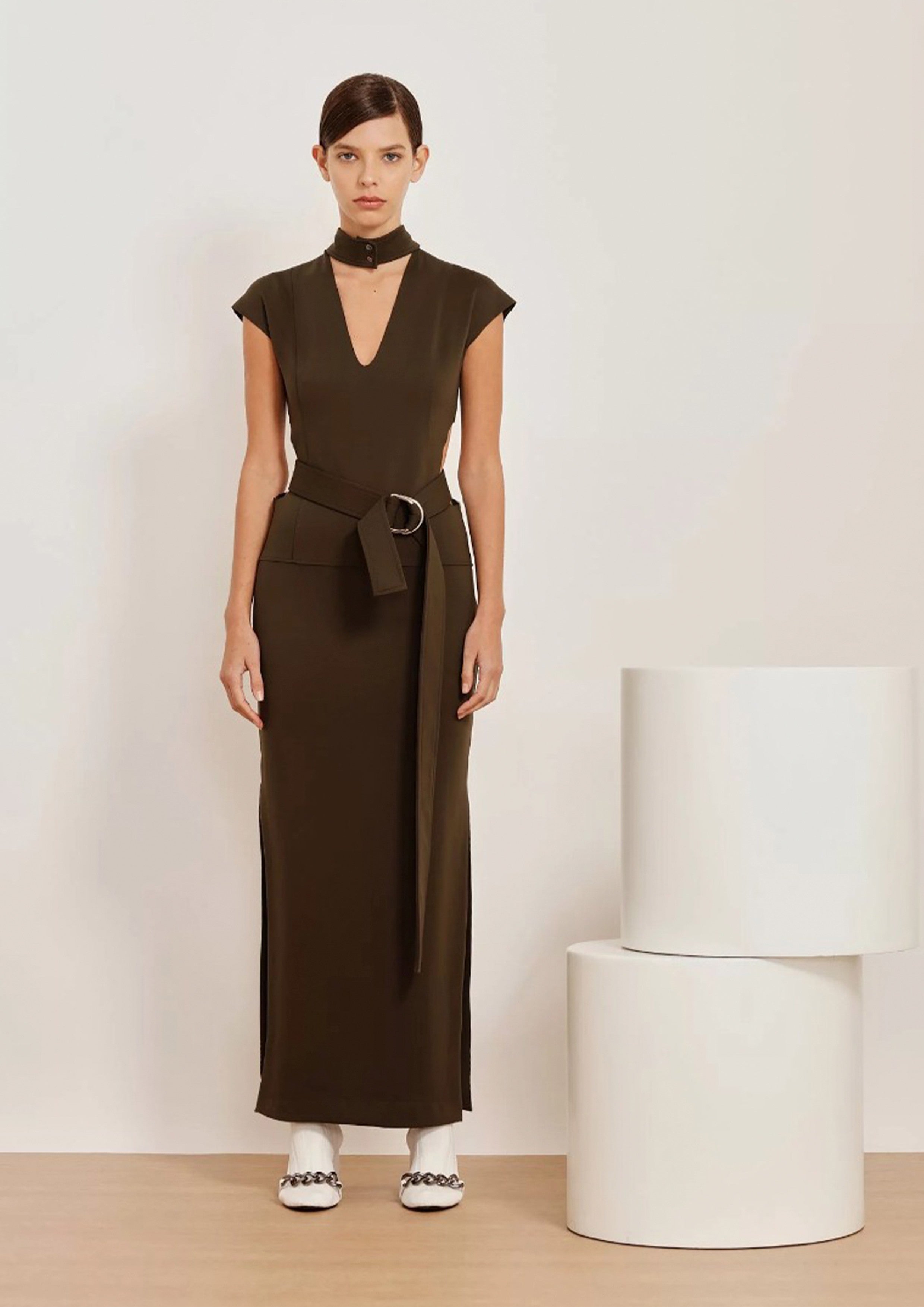 VESTIDO LONGO H20 COM VAZADO