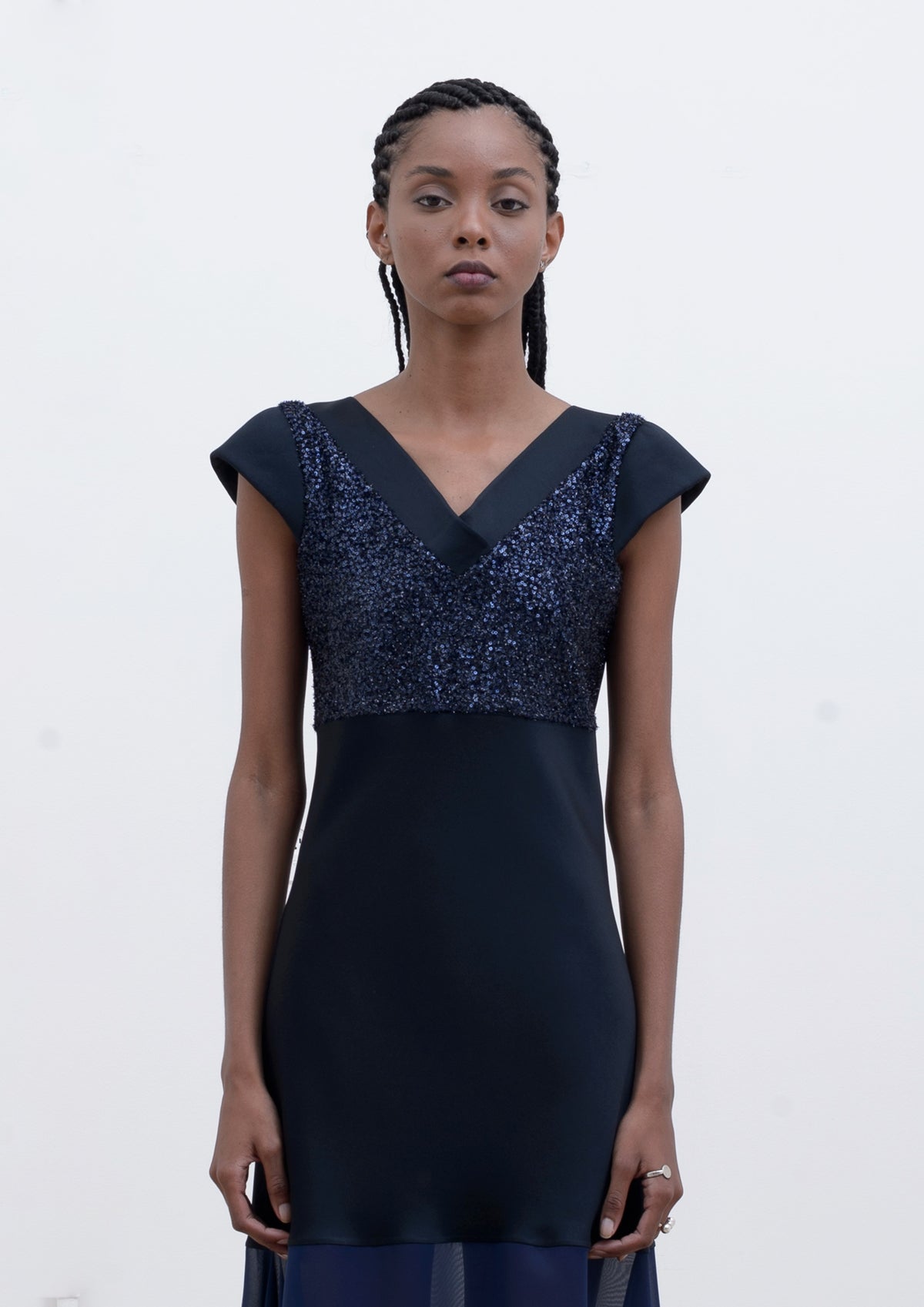 VESTIDO TUNICA COM CHIFFON